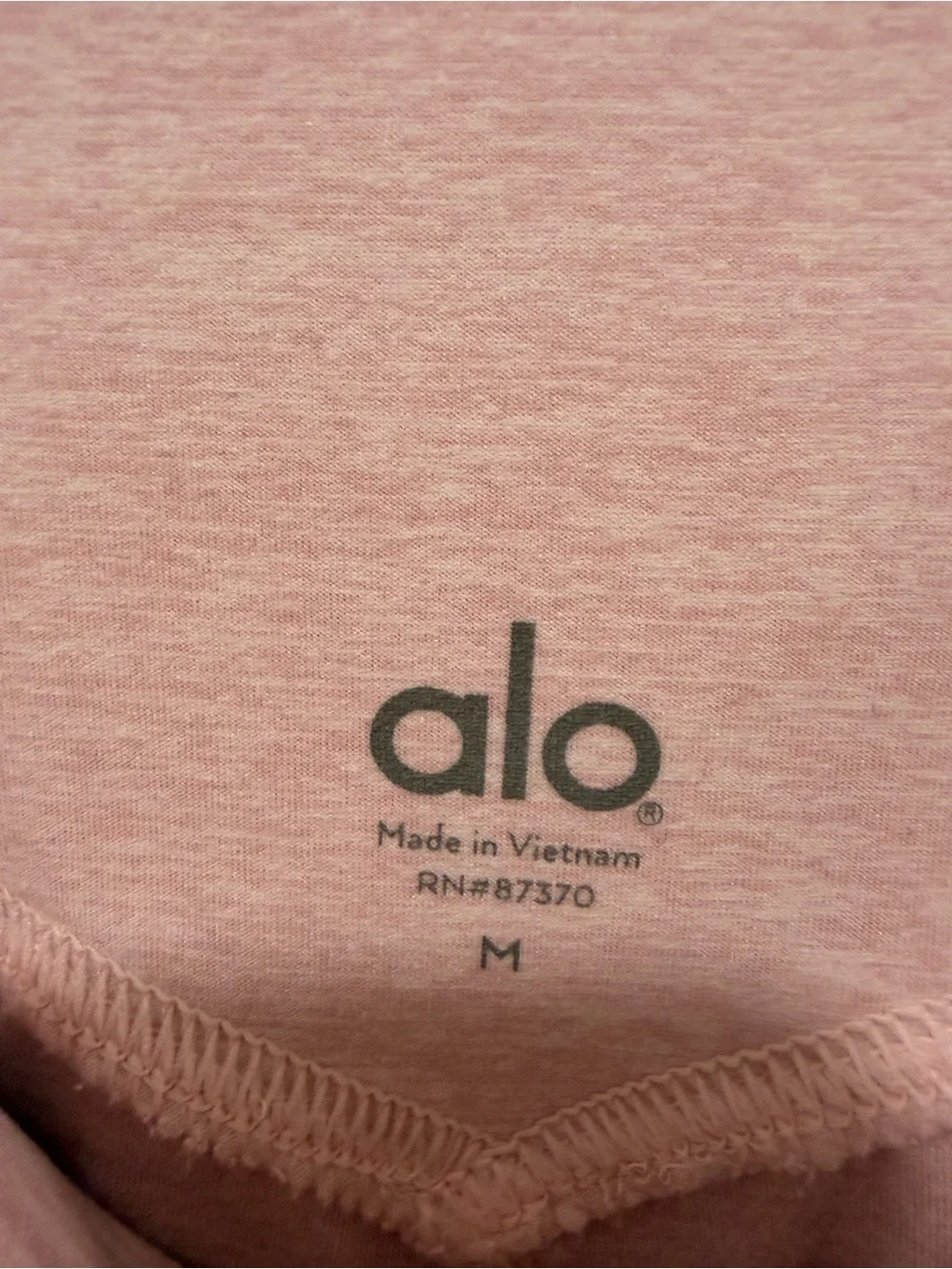 ALO yoga medium High Waist Lounge Legging Soft Pink Heather active athletic
